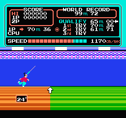 Hyper Olympic (Genteiban!) (Japan) In game screenshot